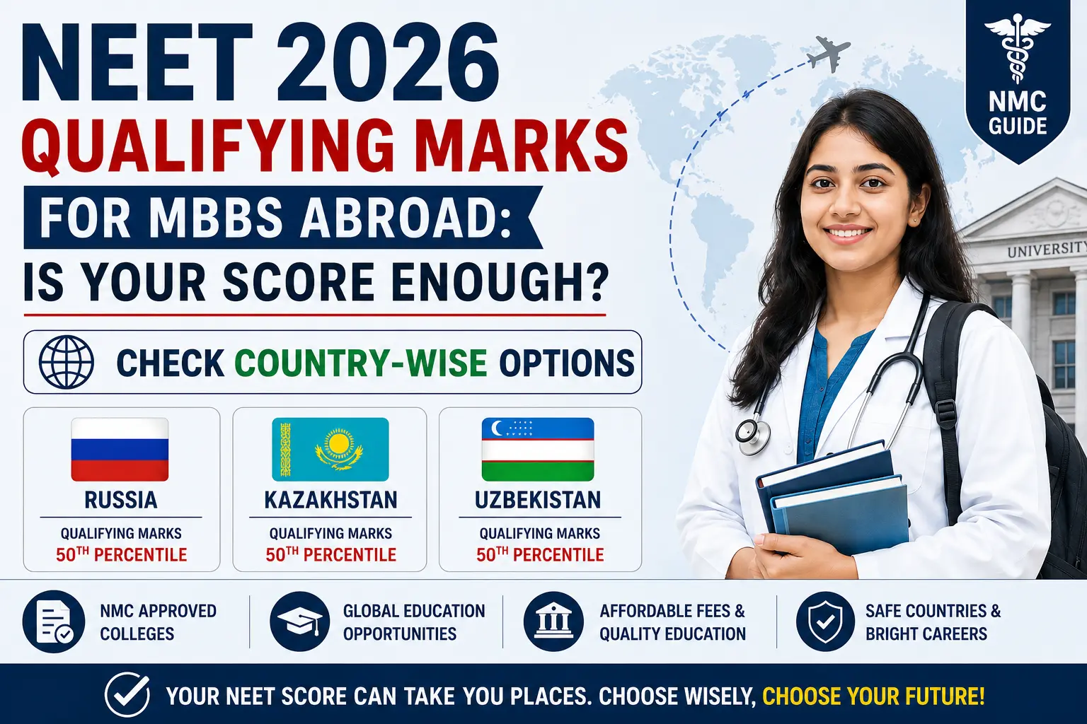 NEET 2026 Qualifying Marks for MBBS Abroad Guide
