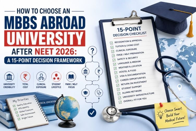 How to Choose an MBBS Abroad University After NEET 2026: A 15-Point Decision Framework