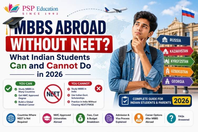MBBS Abroad Without NEET? What Indian Students Can and Cannot Do in 2026 MBBS Abroad Without NEET? What Indian Students Can and Cannot Do in 2026