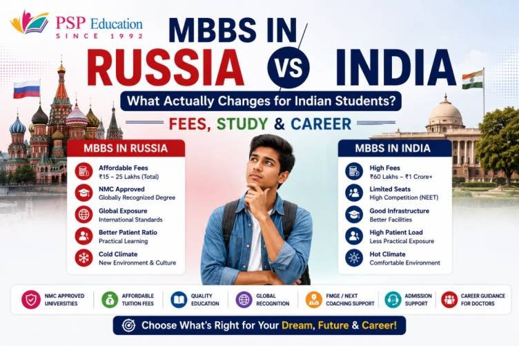 MBBS in Russia vs India: What Actually Changes for Indian Students? Fees, Study & Career