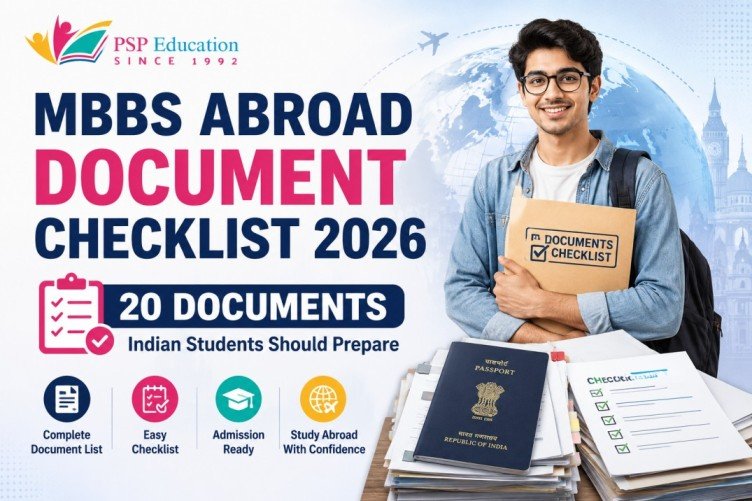 MBBS Abroad Document Checklist 2026 20 Documents Indian Students Should Prepare