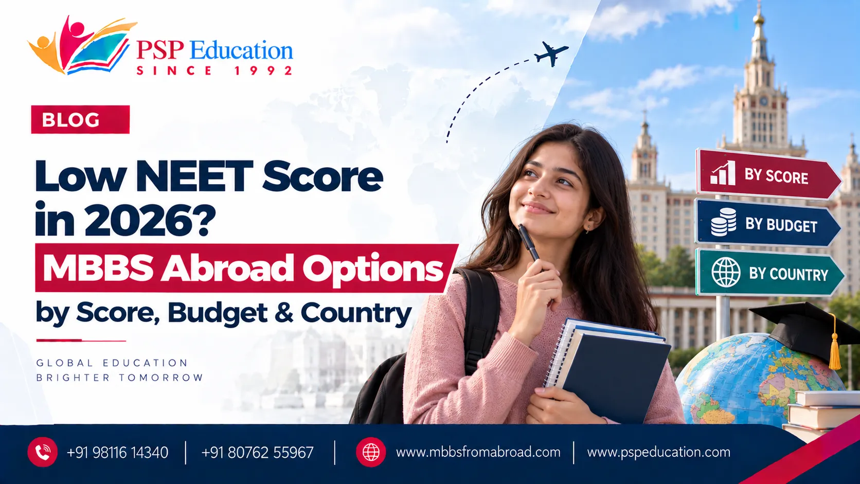 Low NEET Score in 2026-27? MBBS Abroad Options by Score, Budget & Country