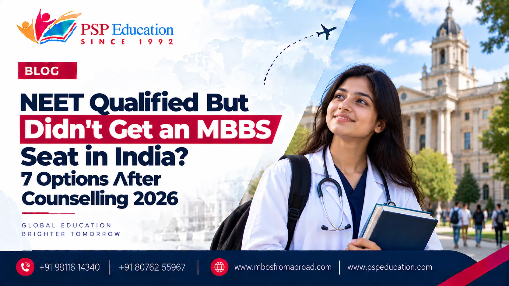 NEET Qualified But Didn't Get an MBBS Seat in India? 7 Options After Counselling 2026