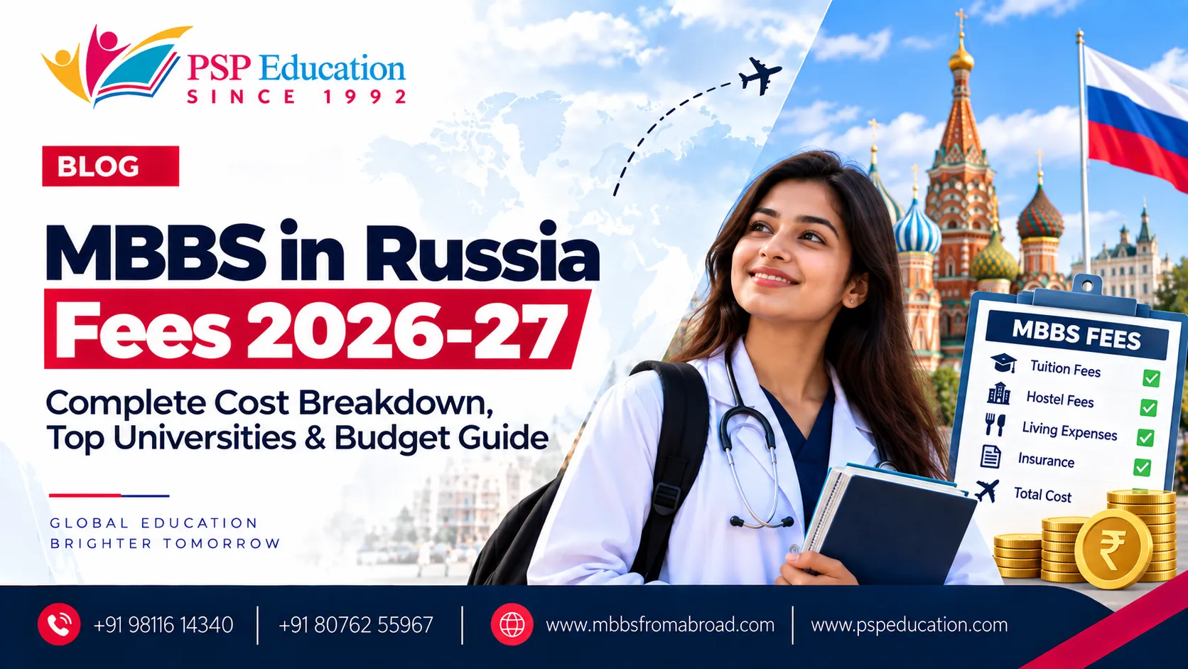 MBBS in Russia Fees 2026-27