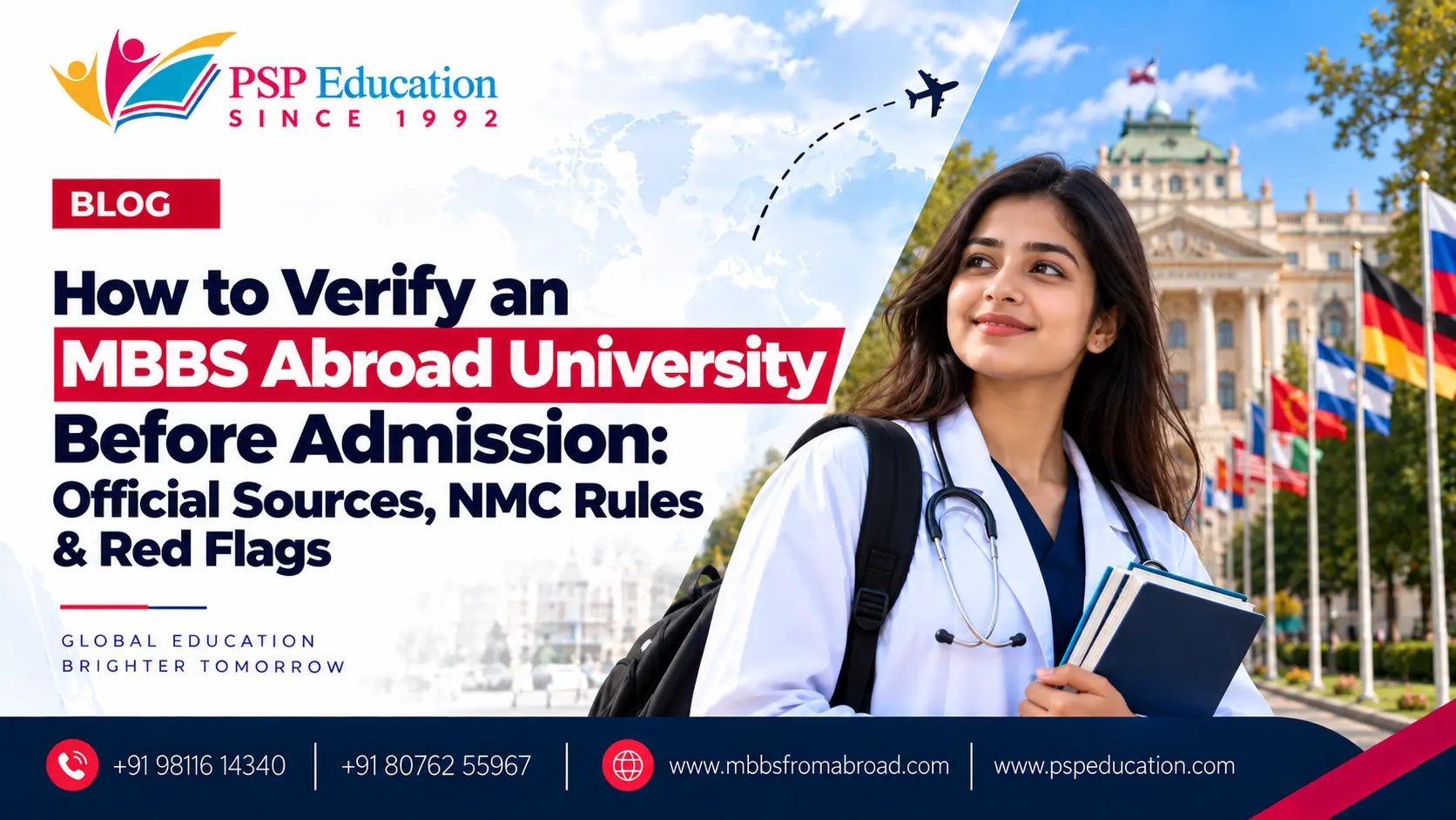How to Verify an MBBS Abroad University Before Admission: Official Sources, NMC Rules & Red Flags
