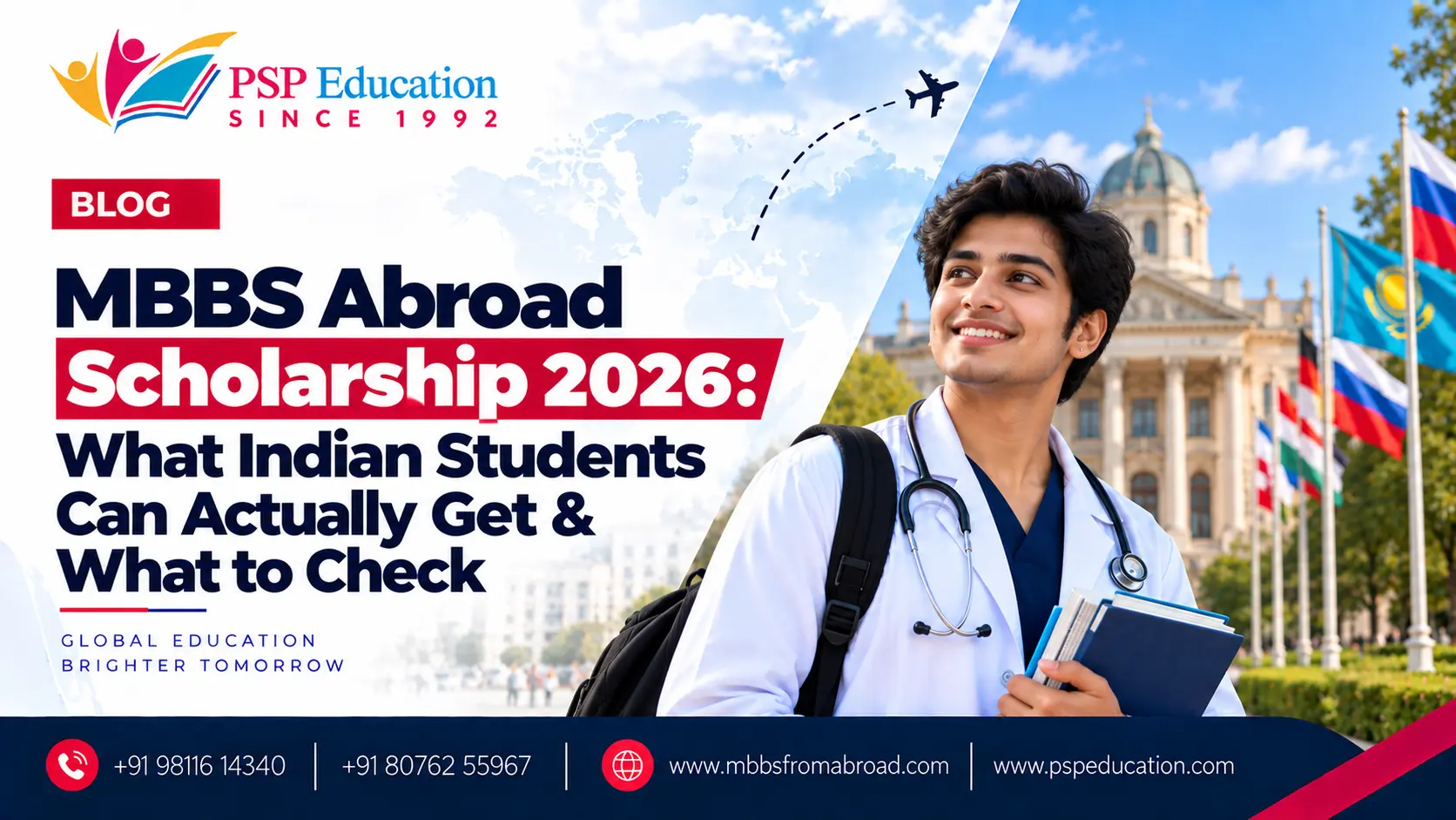 MBBS Abroad Scholarship 2026: What Indian Students Can Actually Get & What to Check