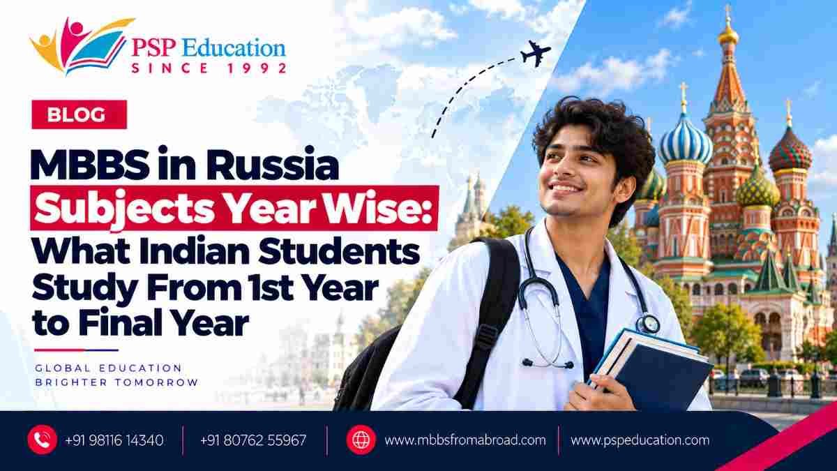 MBBS in Russia Subjects Year Wise: What Indian Students Study From 1st Year to Final Year