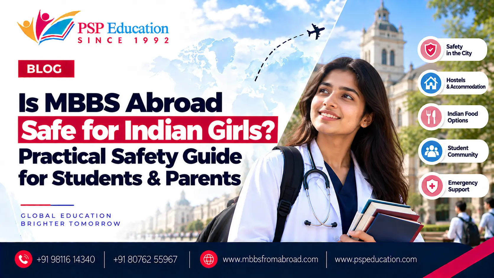 Is MBBS Abroad Safe for Indian Girls? Practical Safety Guide for Students & Parents