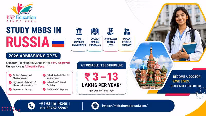 Indian medical student studying MBBS in Russia 2026 at NMC-approved university with affordable fees and English medium programs Indian medical student studying MBBS in Russia 2026 at NMC-approved university with affordable fees and English medium programs
